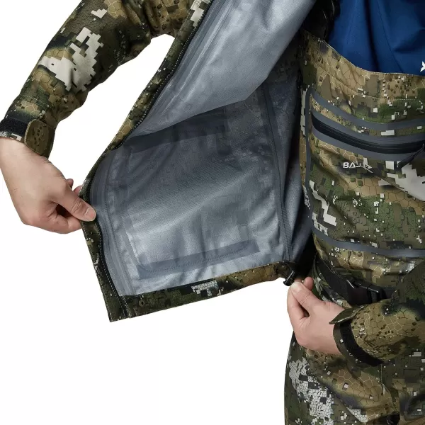 BASSDASH Walker Breathable Waterproof Fishing Hunting Wading Jackets with Silent Outer Fabric for Men Women in 7 SizesVeil