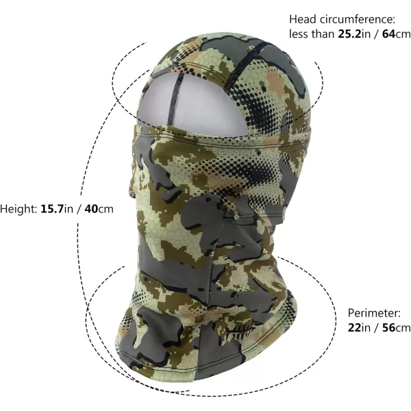 BASSDASH Winter Balaclava Fleece Ski Mask Ninja Hood Neck Warmer Fishing HuntingOpen Terrain