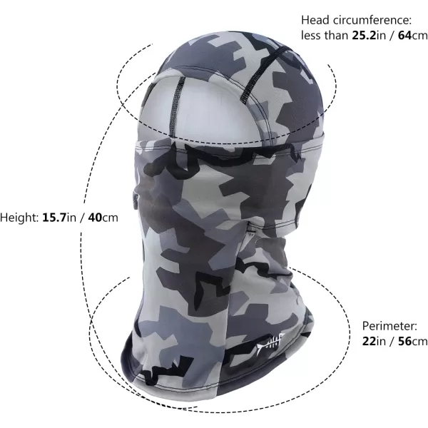 BASSDASH Winter Balaclava Fleece Ski Mask Ninja Hood Neck Warmer Fishing HuntingRock