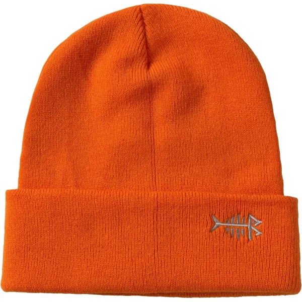 BASSDASH Winter Stretchy Knit Beanie Hats Soft Warm for Men Women Lightweight Stylish Unisex Cuffed BeaniesOrange