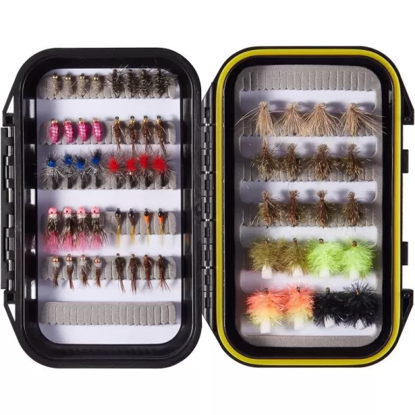 60pcs barbless trout/grayling flies