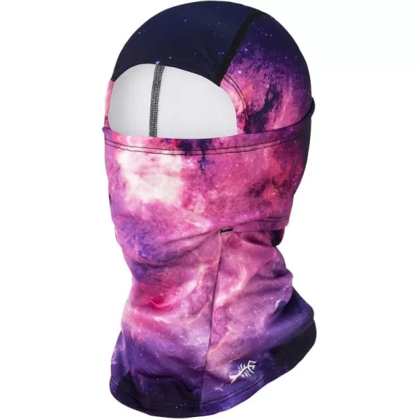 BASSDASH Winter Balaclava Fleece Ski Mask Ninja Hood Neck Warmer Fishing HuntingSpace Purple