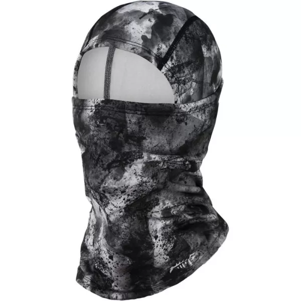 BASSDASH Winter Balaclava Fleece Ski Mask Ninja Hood Neck Warmer Fishing HuntingSplash Black