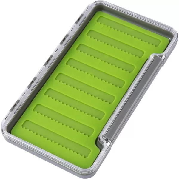 Bassdash Waterproof Fly Box SingleDouble Sided Fishing Flies Storage With FoamSilicone Slits Insert Streamer Jig Deep Trays  59L x 43W x 1HType 5  70 Silicone Slits 54u201Dx38u201Dx07u201D