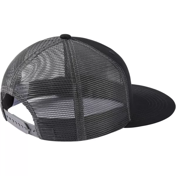BASSDASH Flat Brim Trucker Cap Adjustable Snapback Hat Mesh Back for Men WomenRainbow Trout