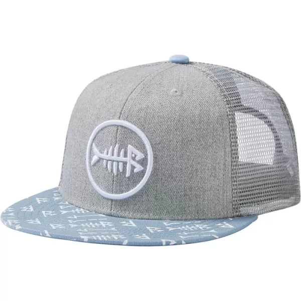 Heather Grey and Blue