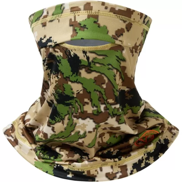 BASSDASH Fleece Neck Gaiter with Nose Hole Winter Face Mask for Men Women Windproof Scarf for Fishing Hunting SkiingHighland