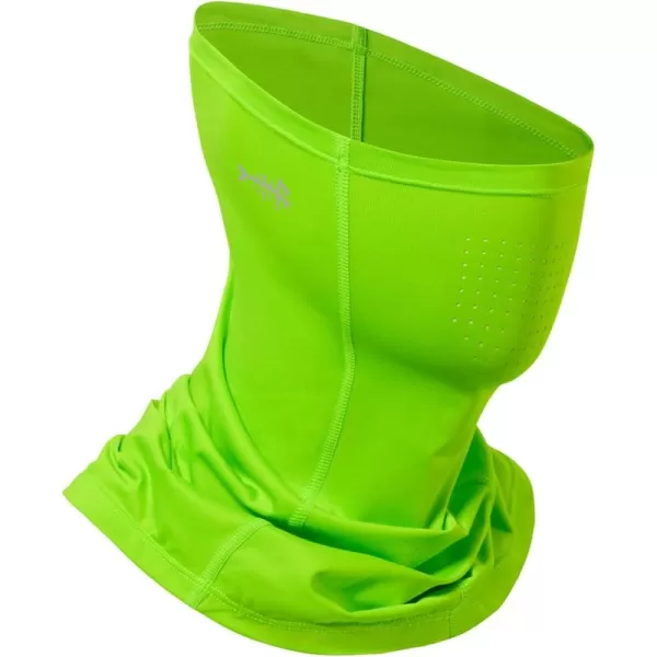 BASSDASH Neck Gaiter Mask UPF 50 Sun Protection for Men ampamp Women Fishing Hiking OutdoorFluorescent Green