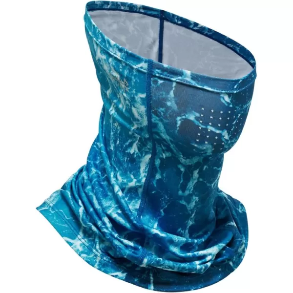 BASSDASH Neck Gaiter Mask UPF 50 Sun Protection for Men ampamp Women Fishing Hiking OutdoorOcean