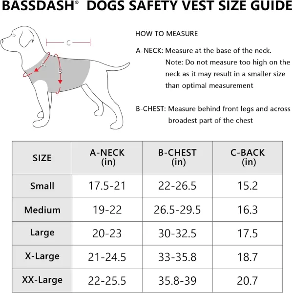 imageBASSDASH Dog Safety Vest Lightweight Water Resistant Chest Protection Blaze Orange Reflective High Visibility for Hunting OutdoorOrangeBlack