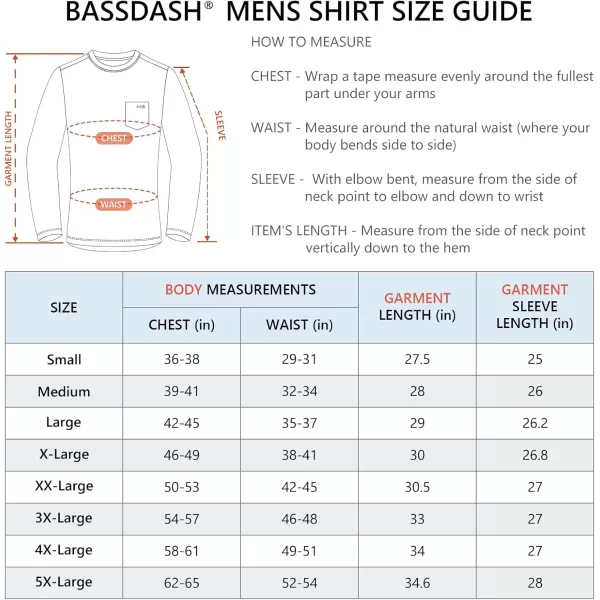 imageBASSDASH Mens UPF 50 Performance Long Sleeve TShirt UV Sun Protection Fishing Hiking Sports ShirtsAmberDark Blue Logo