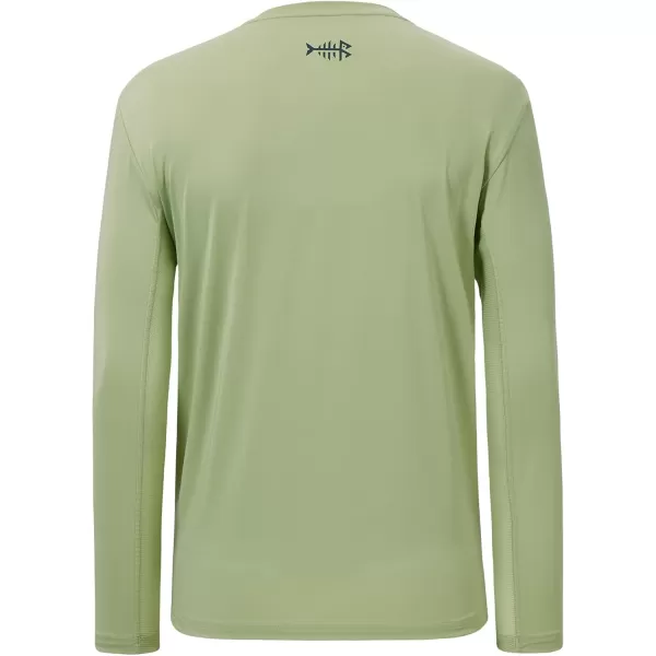 imageBASSDASH Mens UPF 50 Performance Long Sleeve TShirt UV Sun Protection Fishing Hiking Sports ShirtsLintDark Grey Logo