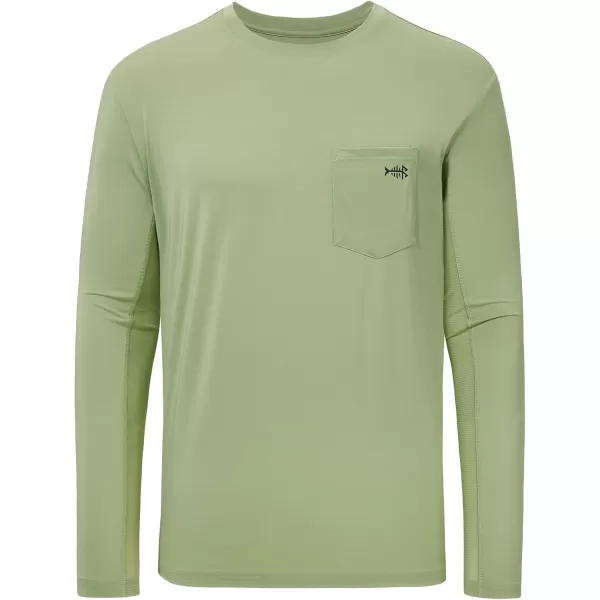 imageBASSDASH Mens UPF 50 Performance Long Sleeve TShirt UV Sun Protection Fishing Hiking Sports ShirtsLintDark Grey Logo