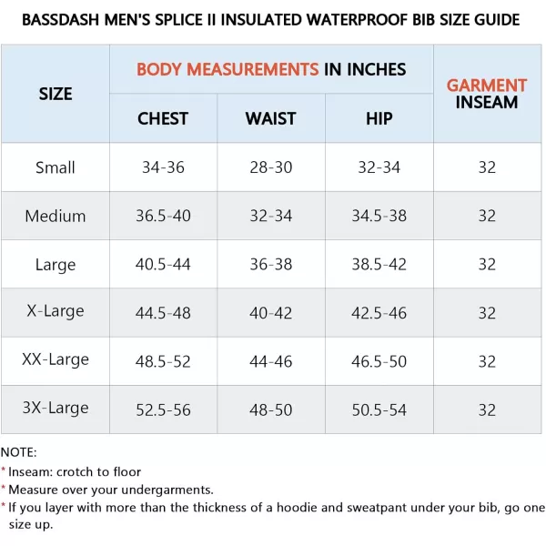 imageBASSDASH Splice II Mens Insulated Waterproof Camo Hunting Bibs Ripstop Fishing PantsAutumn Forest