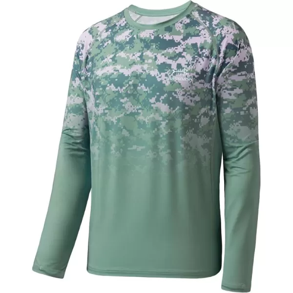Green Digital Camo Gradient