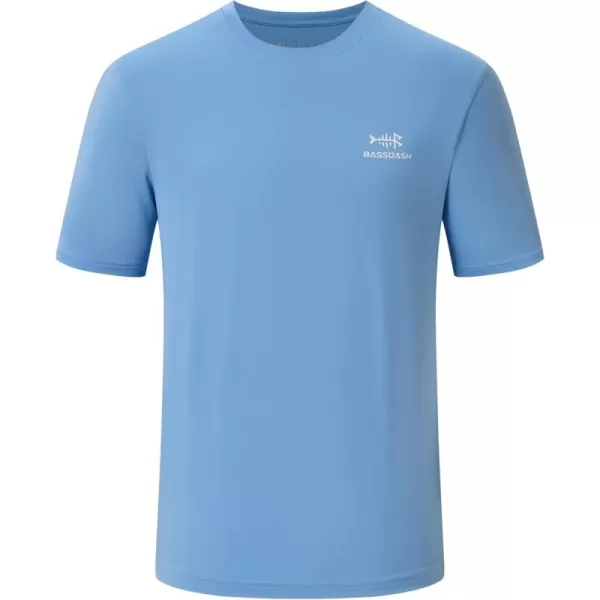 imageBASSDASH Mens UPF 50 Short Sleeve Fishing Shirts Performance Cooling UV Sun Protection Hiking TShirtsCarolina