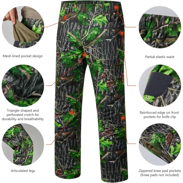 imageBASSDASH Green Leaf Hunting Fishing Hoodies4XL ampamp Lightweight Pants42quot W x 32quot L Bundle