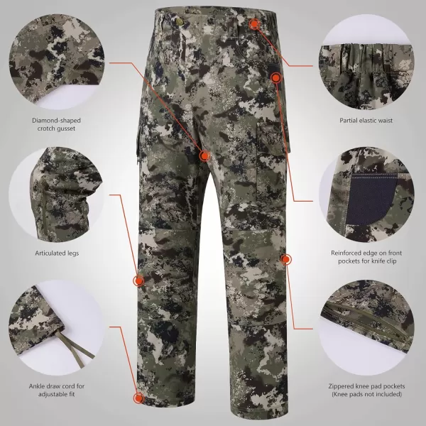 imageBASSDASH Grunge Camo Hunting Fishing Hunting HoodiesL ampamp Invis Pants36quot W x 32quot L Bundle