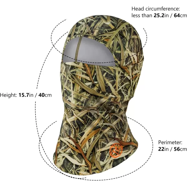imageBASSDASH Winter Balaclava Fleece Ski Mask Ninja Hood Neck Warmer Fishing HuntingReeds