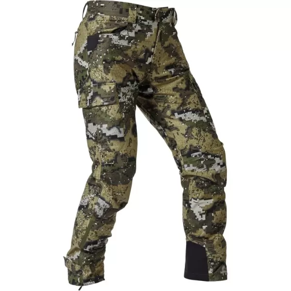 imageBASSDASH Walker Mens Waterproof Breathable Hunting Pants with Silent Outer Fabric for Fishing Turkey UplandDesolve Veil