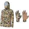 imageBASSDASH Highland Camo Hunting Fishing  Hunting Hoodie4XL ampamp GlovesXLarge Bundle