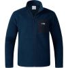 imageBASSDASH AllDay Mens Full Zip Fleece Jacket Soft Sweatshirt Breathable MidWeight Polar Fleece Winter Coat with PocketsDark Blue