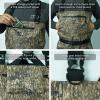 imageBASSDASH Camo Breathable Boot Foot Hunting Waders Ripstop Lightweight Chest Wader for Fishing ATVBoot Foot Wader  Mossy Wood