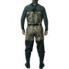 imageBASSDASH Camo Breathable Boot Foot Hunting Waders Ripstop Lightweight Chest Wader for Fishing ATVBoot Foot Wader  Mossy Wood