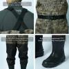 imageBASSDASH Camo Breathable Boot Foot Hunting Waders Ripstop Lightweight Chest Wader for Fishing ATVBoot Foot Wader  Mossy Wood