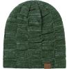 imageBASSDASH Winter Slouchy Beanies Thick Fleece Lined Skull Cap for Men Women Warm Knitting HatForest Green