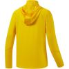 imageBASSDASH Youth UPF 50 Hooded Shirts with Mask UV Neck Gaiter Sun Protection Long Sleeve T Shirt for Fishing SwimLemon Yellow