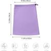 imageBASSDASH Unisex 2 Pack Fleece Neck Warmer Gaiter with Breathing Holes Wind Resistant Face Mask for Winter Hunting FishingDark Blue  Lilac