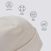 imageBASSDASH Winter Stretchy Knit Beanie Hats Soft Warm for Men Women Lightweight Stylish Unisex Cuffed Beanies Pack of 4Collection F