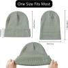 imageBASSDASH Winter Stretchy Knit Beanie Hats Soft Warm for Men Women Lightweight Stylish Unisex Cuffed Beanies Pack of 4Collection G