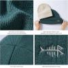 imageBASSDASH Winter Stretchy Knit Beanie Hats Soft Warm for Men Women Lightweight Stylish Unisex Cuffed Beanies Pack of 4Collection H