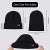 imageBASSDASH Winter Stretchy Knit Beanie Hats Soft Warm for Men Women Lightweight Stylish Unisex Cuffed Beanies Pack of 4Collection a