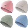 imageBASSDASH Winter Stretchy Knit Beanie Hats Soft Warm for Men Women Lightweight Stylish Unisex Cuffed Beanies Pack of 4Collection G