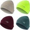 imageBASSDASH Winter Stretchy Knit Beanie Hats Soft Warm for Men Women Lightweight Stylish Unisex Cuffed Beanies Pack of 4Collection H
