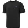 imageBASSDASH Mens Graphic TShirts Short Sleeve Fishing Shirt UPF 50 Moisture Wicking UV Sun Protection FS36MBlackBlue Marlin