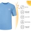 imageBASSDASH Mens Graphic TShirts Short Sleeve Fishing Shirt UPF 50 Moisture Wicking UV Sun Protection FS36MCarolinaDry Fly