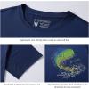 imageBASSDASH Mens Graphic TShirts Short Sleeve Fishing Shirt UPF 50 Moisture Wicking UV Sun Protection FS36MDark BlueMahi