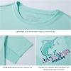 imageBASSDASH Mens Graphic TShirts Short Sleeve Fishing Shirt UPF 50 Moisture Wicking UV Sun Protection FS36MSeafoamJumping Marlin