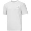 imageBASSDASH Mens Graphic TShirts Short Sleeve Fishing Shirt UPF 50 Moisture Wicking UV Sun Protection FS36MWhiteSalmon