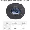 imageBASSDASH UPF 50 Fishing Sun Hat Water Resistant Unisex Wide Brim Bucket Boonie Hat for Hiking Camping Safari FH15Blue Camo