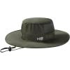 imageBASSDASH UPF 50 Fishing Sun Hat Water Resistant Unisex Wide Brim Bucket Boonie Hat for Hiking Camping Safari FH15Army Green