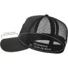 imageBASSDASH Trucker Hat Embroidered Patch Adjustable Baseball Cap Mesh Back Fishing HatDark GreyDry Fly