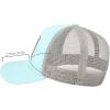 imageBASSDASH Trucker Hat Embroidered Patch Adjustable Baseball Cap Mesh Back Fishing HatSalt AirRainbow Boat