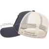 imageBASSDASH Trucker Hat Embroidered Patch Adjustable Baseball Cap Mesh Back Fishing HatSteel GreyMarlin