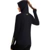 imageBASSDASH Womens UPF 50 Long Sleeve Fishing Hoodie Shirt with Pocket Sun Protection Lightweight Hooded Shirts FS04WBlackYellow Logo