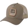 imageBASSDASH Trucker Hat Embroidered Patch Adjustable Baseball Cap Mesh Back Fishing HatKhaki Brown